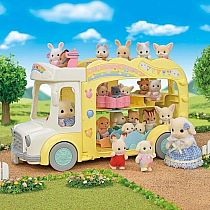 CC RAINBOW FUN NURSERY BUS--CALICO CRITTERS