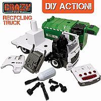 CRAZY GARBAGE RECYCLING TRUCK