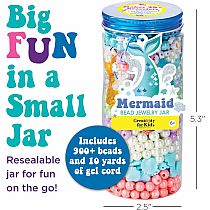 BEAD JEWELRY JAR MERMAID