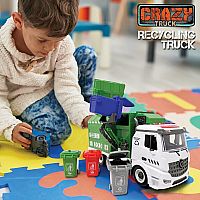 CRAZY GARBAGE RECYCLING TRUCK
