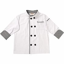 Jr. Chef Jacket w/ Hat, size Large