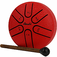 STEEL TONGUE DRUM 3" RED