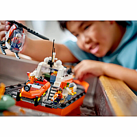 LEGO USCG  RESCUE BOAT/HELICOPTER