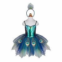 PRETTY PEACOCK DRESS/HEADBAND 5/6