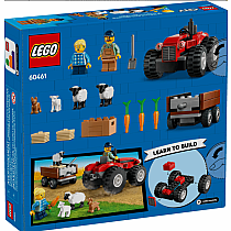 LEGO RED FARM TRACTOR TRAILER