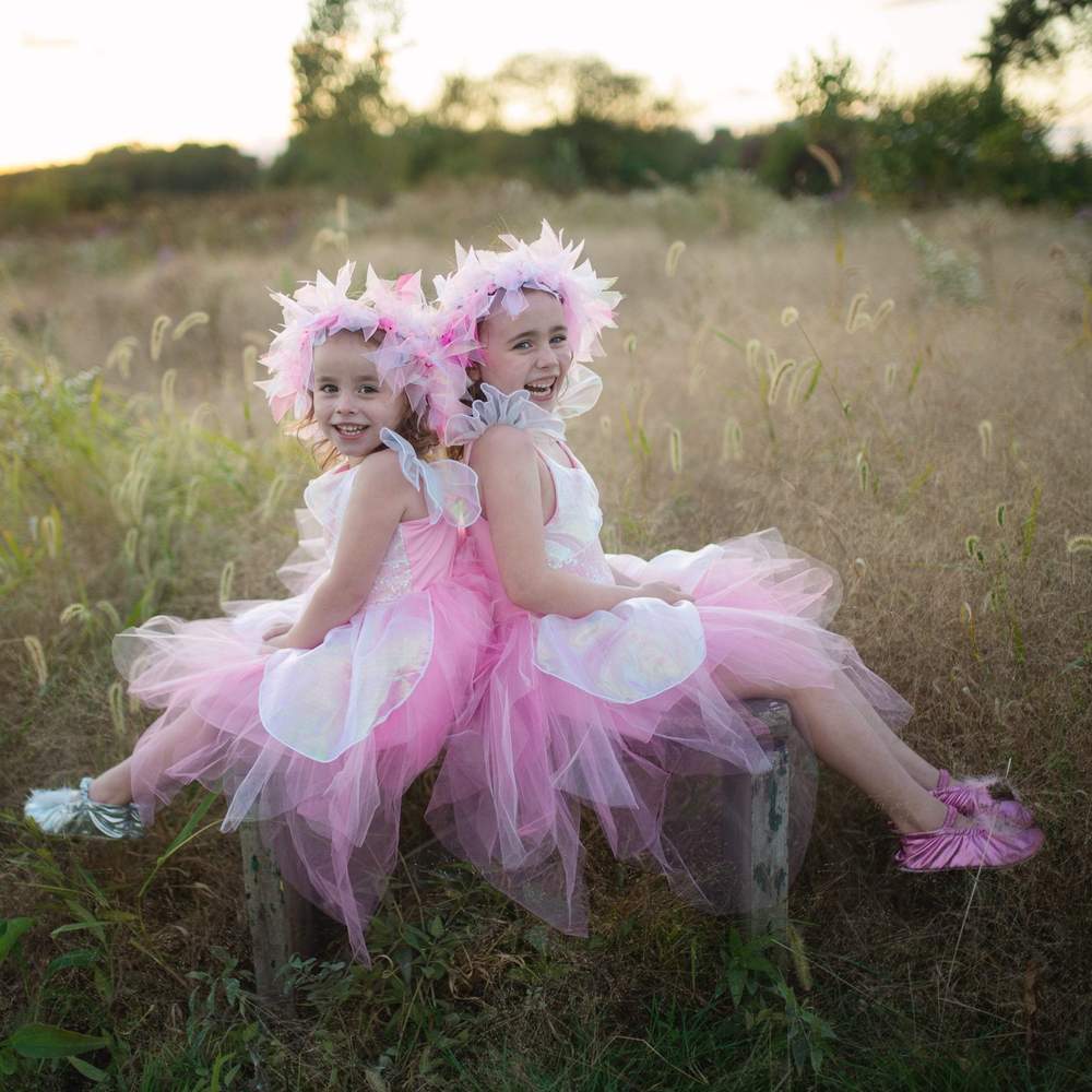 IRIDESCENT FAIRY DRESS W HALO - Over the Rainbow