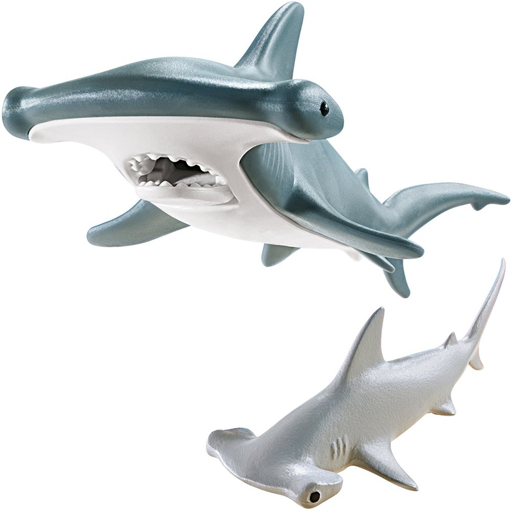 PM Hammerhead Shark with Baby - Over the Rainbow