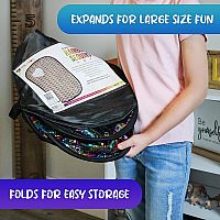 GIANT RAINBOW SEQUINS REVERSIBLE MAT