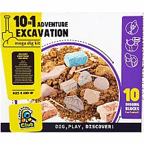10 in 1 Treasure Excavation Kit