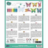 STAIN GLASS MOBILE BUTTERFLIES