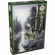 Wolves by Moonlight 1000pc Puzzle