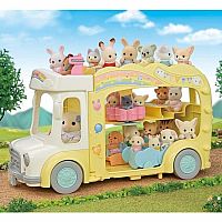 CC RAINBOW FUN NURSERY BUS--CALICO CRITTERS