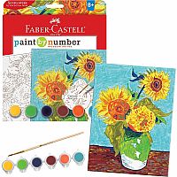 Paint by Number Sunflowers