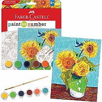 Paint by Number Sunflowers