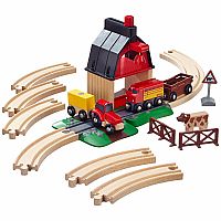 BRIO Farm Railway Set