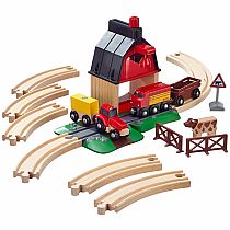 BRIO Farm Railway Set