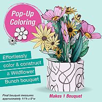 POP UP COLORING WILDFLOWERS
