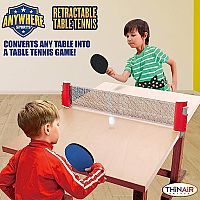 RETRACTABLE TABLE TENNIS SET