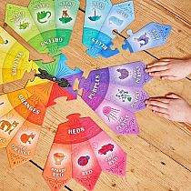 COLOR PUZZLE SPINNER GAME