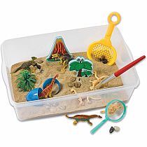 SENSORY BIN DINOSAUR DIG