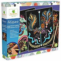 SCRATCH ART HORSES/UNICORNS