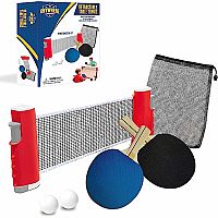 RETRACTABLE TABLE TENNIS SET