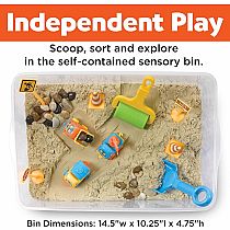 SENSORY BIN CONSTRUCTION ZONE