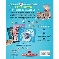 KLUTZ CATS KITTENS STICKER MOSAIC