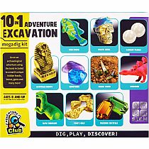 10 in 1 Treasure Excavation Kit