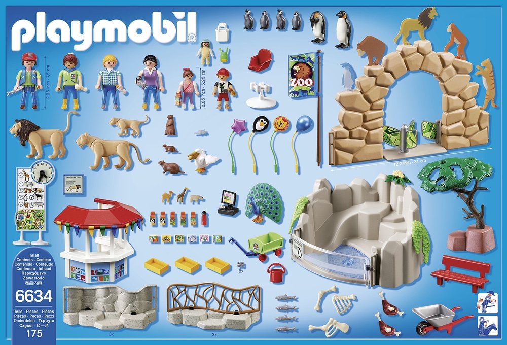 playmobil large city zoo playset