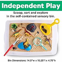 SENSORY BIN DINOSAUR DIG
