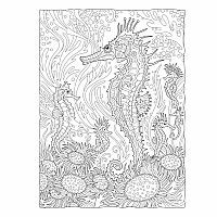 Creative Haven Fanciful Sea Life Coloring Book