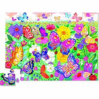 BUTTERFLY GARDEN 36 PIECE FLOOR PUZZLE