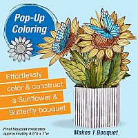 POP UP COLORING SUNFLOWERS