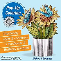 POP UP COLORING SUNFLOWERS