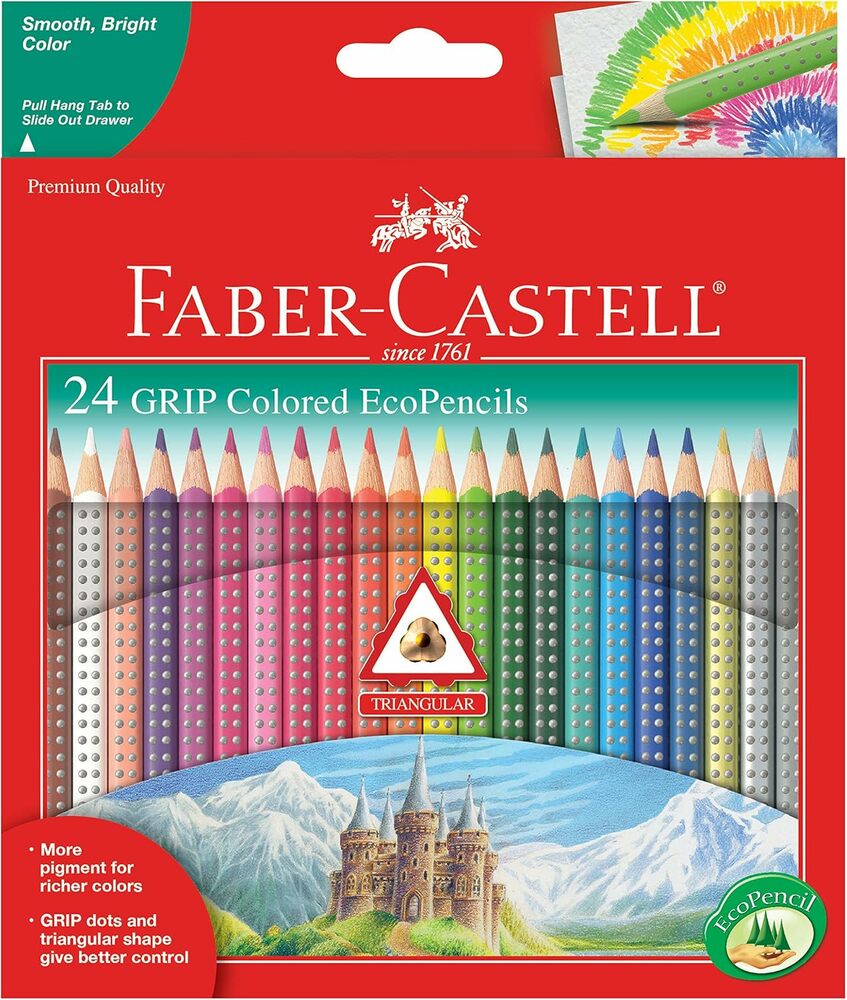 GRIP Colored EcoPencils 24CT