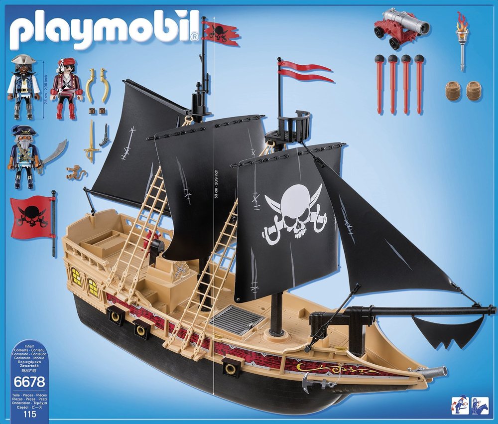 Playmobil pirate raiders hot sale ship