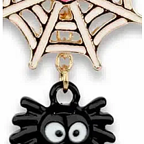 CHARM IT GOLD SPIDER WEB