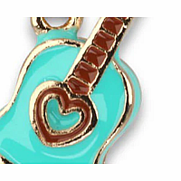 CHARM IT GOLD REBEL GIRLS GUITAR