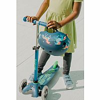 MINI DLX SCOOTER LED BLUE CRYSTAL