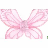 PINK SEQUIN BUTTERFLY DRESS/WINGS 5/6