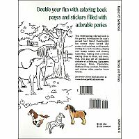 Horses and Ponies: Coloring and Sticker Fun