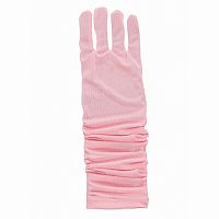 PRINCESS GLOVES PINK LG