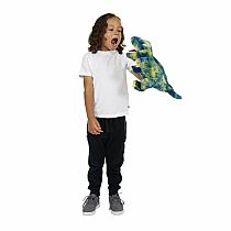 BABY DINO PUPPET T REX BLUE