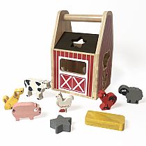 ****SALE PRICE-REG $24.99**** BARNYARD SHAPE SORTER