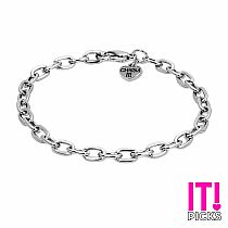 CHARM IT SILVER CHAIN BRACELET