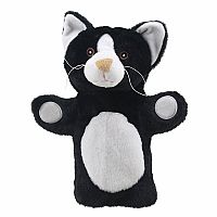 Black White Cat Animal Puppet Buddy