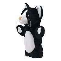 Black White Cat Animal Puppet Buddy