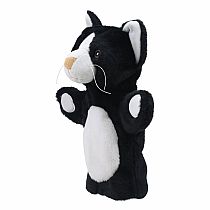 Black White Cat Animal Puppet Buddy