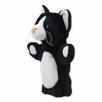Black White Cat Animal Puppet Buddy
